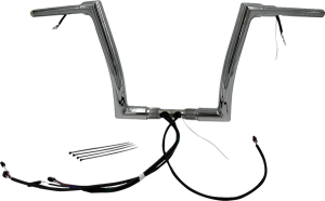 Plug & Play Ez Install 1-1/2(r) Flat Top Handlebar Kit Silver, 1, nordicamoto.ro