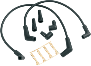 Universal Spark Plug Wire Kit Black, 1, nordicamoto.ro