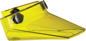 3-snap Moto Helmet Visor Yellow
