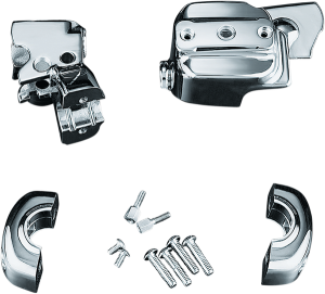 Handlebar Control Cover Kit Silver