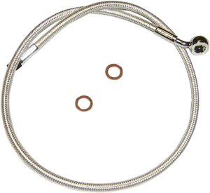 Designer Series Dot Abs-specific Upper Brake Line Kit Chrome, Sterling Chromite® Ii