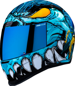 Casca Icon Airform Manik'rr Mips Green/Blue, nordicamoto.ro