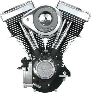 V80 Complete Assembled Engine Black, 1, nordicamoto.ro