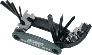 Outback'r M14 Folding Metric Multi-tool Set Black