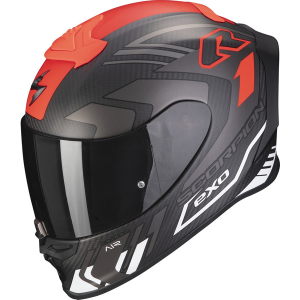 Casca Integrala SCORPION EXO-R1 EVO AIR CARBON SUPRA Black Matte/Red