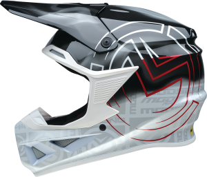 Casca MOOSE RACING F.i. 2.0 Mips Deceit Gray/RedBlack