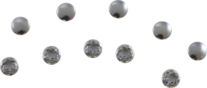 End Plugs Silver, 1, nordicamoto.ro