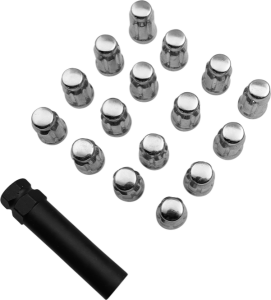 Splined Lug Nut Silver 