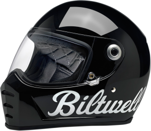 Lane Splitter Full Face Helmet Gloss Black Factory X-small Black