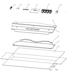 SET PARBRIZ FAȚĂ + SPATE UTV CFMOTO ZFORCE 550 EX / 800, 7, nordicamoto.ro
