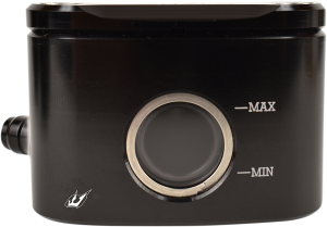 Halo Fluid Container Black, Anodized