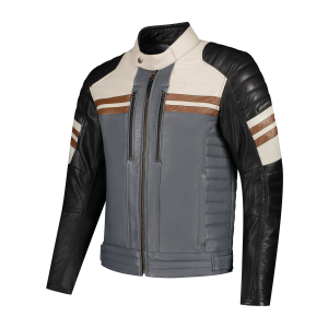 Geaca Rusty Stitches Steve Black/Beige/Light Grey/Maroon