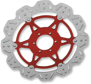 Vr Series Vee-rotor Red, Stainless Steel