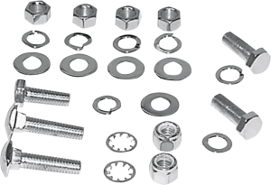 Transmission Mounting Hardware Kit Silver, 1, nordicamoto.ro