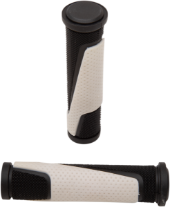 807 Double Density Open End Grips Black, White, 1, nordicamoto.ro