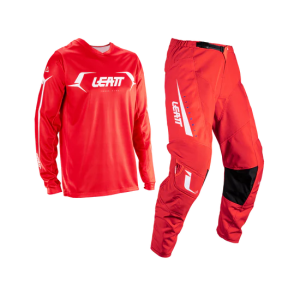 Combo echipamente tricou si pantaloni Leatt 3.5 Rosu