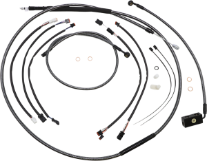 Karbonfibr Designer Handlebar Installation Kit Silver