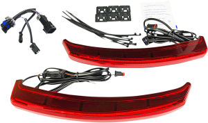 Led Saddlebag Lights Red, 2, nordicamoto.ro