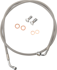 Stainless Steel Brake Line Kit Silver 30, 1, nordicamoto.ro