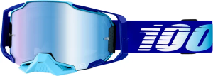 Ochelari 100% Armega Blue/Dark Blue - lentila colorata ONE SIZE, 1, nordicamoto.ro