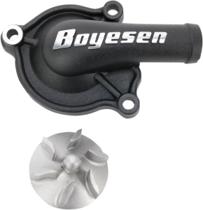 Supercooler Water Pump Cover And Impeller Kit Black, 1, nordicamoto.ro