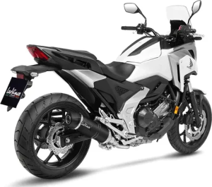 Tobă de eșapament LeoVince LV One Evo Black Edition Slip-On pentru Honda NC750X, 3, nordicamoto.ro