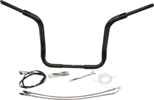 1-1/2(r) Ez Install Rounded Top Handlebar Kit Black, 3, nordicamoto.ro