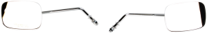 Oem-style Rectangular Mirrors Chrome, 3, nordicamoto.ro