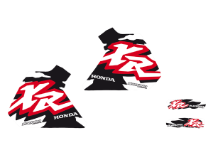 Dream 4 Graphics Kit Black, Red, White, 1, nordicamoto.ro
