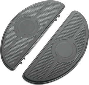 Vintage Half-moon Style Floorboards Black