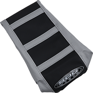 6-rib Gripper Seat Cover Black, Gray
