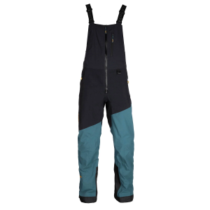 Pantaloni Snowmobil Klim Storm Bib Non-Insulated Albastru Petrol/Galben XL, 1, nordicamoto.ro