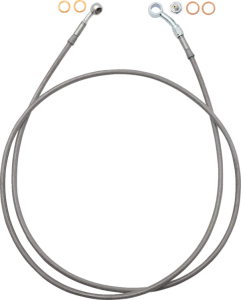 Ez Install Brake Line Stainless Steel, Clear Pvc Coating 