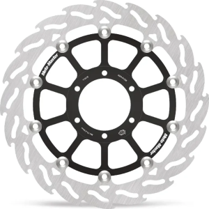 Flame Floating Alu Brake Disc Black, Stainless Steel 