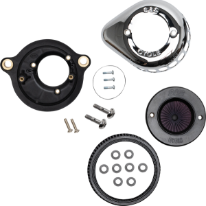 Air Stinger Air Cleaner Kit Silver, 4, nordicamoto.ro