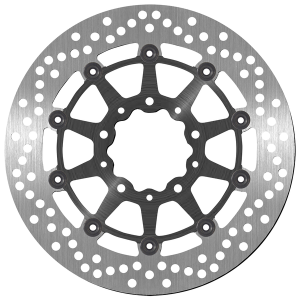 Brake Rotor Round Black, Silver