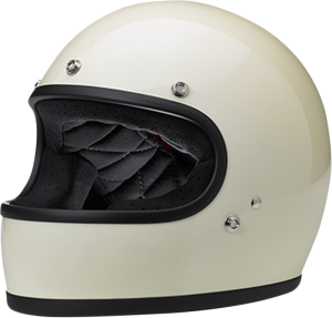 Gringo Full Face Helmet Gloss Vintage White 2x-large White