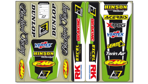 Decal Logo Kit Green, 1, nordicamoto.ro