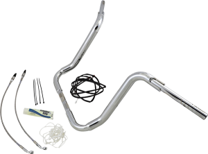 1-1/2(r) Ez Install Rounded Top Handlebar Kit Silver, 1, nordicamoto.ro