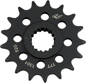 Lightweight Steel Sprocket Black, 1, nordicamoto.ro