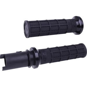 Hart-luck Signature V-twin Lock-on Grips Black , nordicamoto.ro