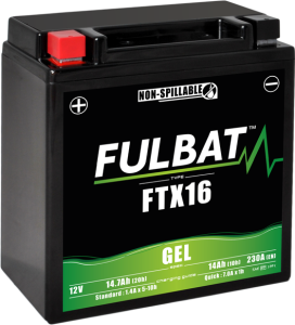 Baterie Moto Gel Fulbat FTX16 12V 14.7A