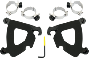 Gauntlet Fairing Trigger-lock Hardware Kit Black, 1, nordicamoto.ro