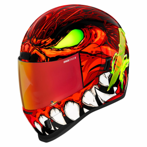 Casca Icon Airform™ Manik'R Black/Fluorescent Green/Red/White