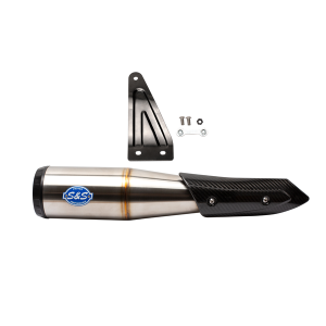 Grand National Ec Slip-on Mufflers Black, Natural