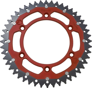 MOOSE RACING Dual Sprocket Red , nordicamoto.ro