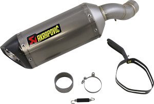 Titanium Slip-on Line Muffler Silver 