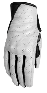 Manusi Piele Rusty Stitches Eve Black/Pearl