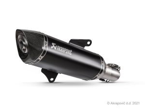 Slip-on Line Muffler Scooter Black 