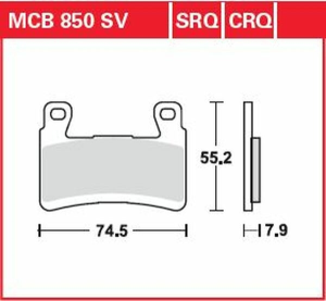 Sv Series Sindered Brake Pads